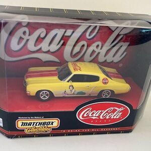 Vintage Matchbox Collectibles Coca-Cola 1970 Chevelle SS 454 Diecast NIB